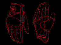 Guantes de cuero genuino para motocicleta, manoplas de piel de cabra para verano, operación táctil, protección de articulaciones - details 4