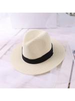Sombrero de Paja Sombrero de copa con sombra de protección solar al aire libre para hombres Sombrero de Panamá Sombrero plegable británico - details 9