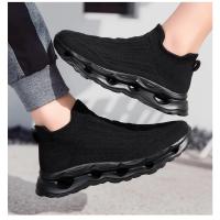 Zapatillas Deportivas de Punto Zapatos Casuales para Hombres con Suela Gruesa - details 14