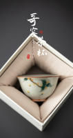 Juego de Kung Fu Ge kiln dibujado a mano, artículos de cerámica, taza de té esmaltada maestra, bolsa, regalo de empresa - details 2