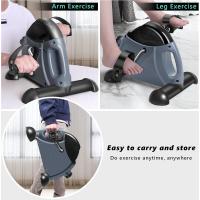 Pedales estáticos mini pedal bicicleta estática pedal estático portátil máquinas con pantalla LCD y resistencia ajustable pedales eléctricos para mayores - details 10