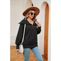 Sudadera con capucha de mujer de manga larga de moda de invierno con - details 2