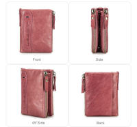 Carteras de Piel Genuina CONTACT'S para Mujeres - Carteras Cortas de Doble Pliegue, Monederos de Moda para Mujeres, Porta Tarjetas, Monedero, Clip para Dinero, Carteras para Mujeres y Hombres - details 20