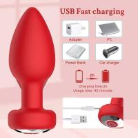 Vibrador SEXY de empaque privado para hombres, tapón anal inalámbrico con control remoto, luz LED, masajeador de próstata masculino, vibrador para juguetes sexuales - details 9