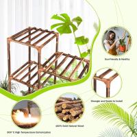 Soporte de Maceta Grande Altura 10 Estante de Varios Niveles para Jardín Interior y Exterior - details 2