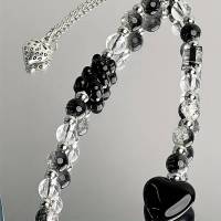 Cadena para teléfono con diseño de oso de fresa negro, correa para muñeca, cordón para teléfono móvil, llavero para chica, funda para teléfono móvil, cadena colgante - details 1