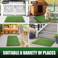 1/2/3 Su alfombra artificial para puerta de entrada, alfombra sintética para entrada de perros, patio, césped, caravana - details 1