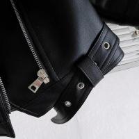 Chaqueta de Cuero PU para Niños Ropa de Exterior Elegante para Primavera Otoño - details 6