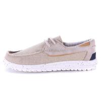 Zapatos deportivos de travesía para hombre de lona de marca informal de pollo de fondo plano de alta calidad Jinjiang - details 2