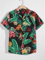 Camiseta de Verano de Playa Hawaiiana Estampado de Denim 3D para Hombres Manga Corta Transpirable - details 1