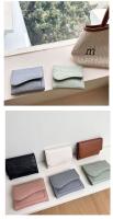 Cartera de Moda para Mujer de Estilo Coreano Multicolor, Múltiples Tarjetas, Patrón de Cocodrilo Clásico, Delgada y 80% de Descuento - details 5