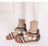 Sandalias Planas bohemias para Mujer, Zapatos cómodos informales de Playa, Verano, 36 a 42, EU - details 16