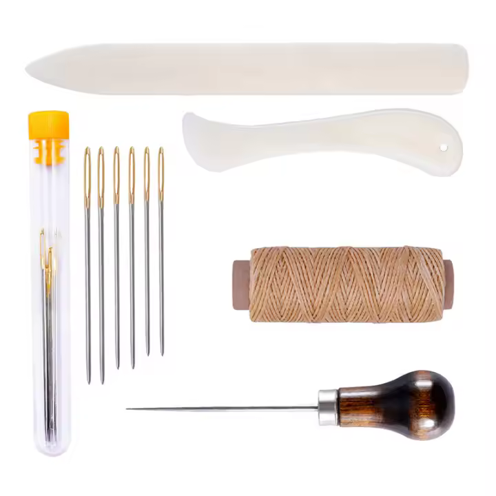 Herramienta de Aguja de Costura Conjunto de 1 Pulsera de Cuero de Artesanía Herramienta de Aguja de Perforación Película de Costura Accesorios de Costura - 1