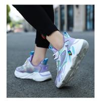 Zapatos de marca para niños, zapatillas de deporte para niñas, zapatos deportivos transpirables para niños, zapatillas de tenis cómodas informales de color rosa a la moda para uso diario - details 19