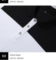 POLO de manga corta ultrafino para deportes al aire libre, camiseta de entrenamiento de Golf, transpirable, informal, Color cont - details 10