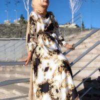 Ropa de primavera, vestidos personalizados de moda con lazo impreso para mujer - details 2