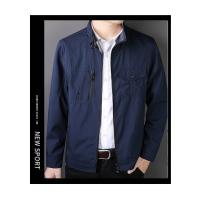 Chaqueta Ligera de Primavera para Hombres Ajuste Delgado, Corte Casual, Material de Poliéster, Cierre de Cremallera, Ideal para Trabajo y Uso al Aire Libre - details 8