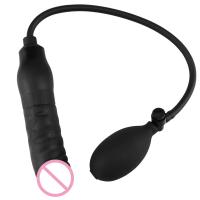 Juguetes Sexuales para Mujeres y Hombres Dildo Anal Expandible Plug de Silicona Masajeador Inflable para Jardín - details 2