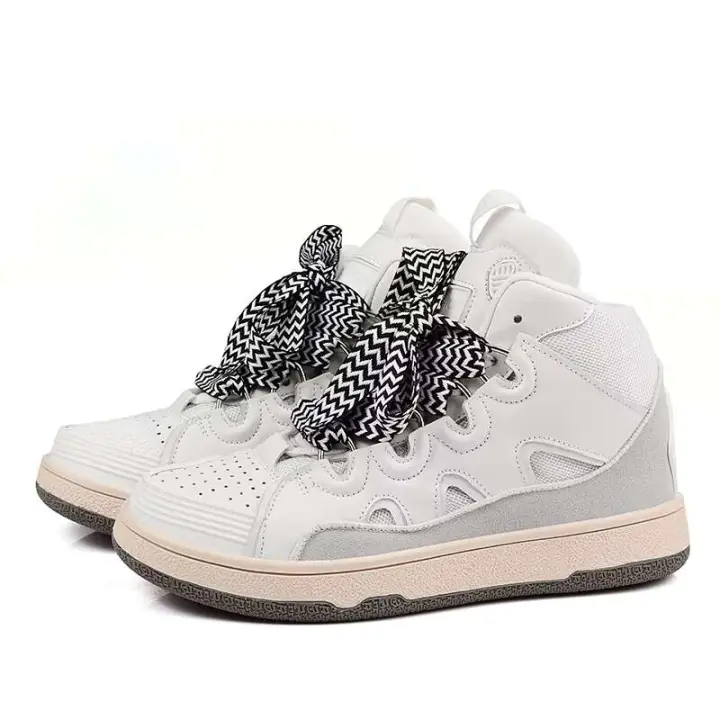 2025 nuevos zapatos casuales de alta calidad, zapatos de entrenamiento cortos y regordetes de moda estilo Harajuku para hombres y mujeres - 1