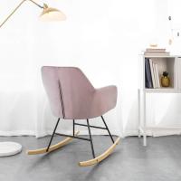 Relax Tejido de Terciopelo Rosa Claro Alto de Asiento 42 cm - details 3