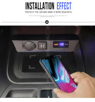 Cargador inalámbrico 15W QI para coche Accesorios de carga rápida para Teléfono Móvil Compatible con Toyota Rav4 XA50 Producto normal Fabricado en China - details 5