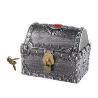 Kids Storage Pirate Treasure Box Props Antique Party Favor Decorative Vintage Chest Box for Boys Girls Children Kids