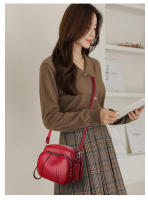 Color sólido moda remaches cremallera señoras teléfono móvil bolso simple suave cuero hombro pequeño bolso cuadrado - details 2
