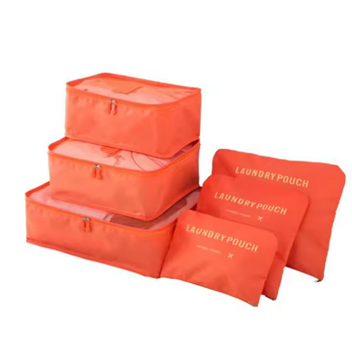 Bolsa de almacenamiento multifuncional para hombre, equipo grande para fin de semana, deportes, gimnasio, vacaciones, 6 piezas - 1