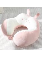Almohada de Veludo de Cristal de Algodón PP Bordada en Forma de U Ideal para Durmir en Coche o Oficina - details 12