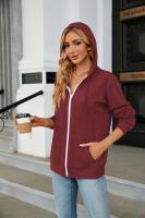 Sudadera con Capucha para Mujer Manga Larga, Bolsillo, Moda Primavera-Otoño, Tendencia 2025 - details 17