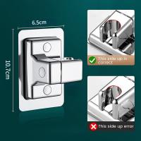 Accesorios de Hardware universales para el hogar, Base fija de pulverizador de baño, soporte de pared, abrazaderas, soporte de cabezal de ducha - details 4