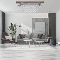 Lámpara de araña de cristal con mando a distancia, 60x40x30 cm, decoración LED, lámpara de techo para 30 metros cuadrados - details 7