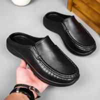 Zapatos De Chef Para Hombre, Zapatillas De Negocios, Cubierta Impermeable Para El Dedo Del Pie, Zapatillas Diarias De Talla Grande 39-46, Mocasines, Zapatos De Cocina A Prueba De Aceite - details 17
