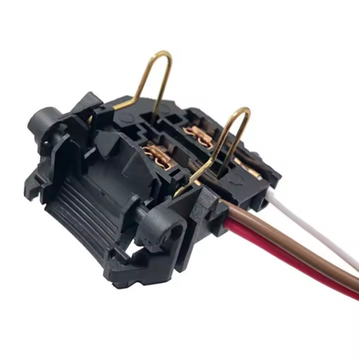Base de faro H7 para coche, portalámparas con Cable para Ford Mondeo Escort Focus 2 y 3, 1 unidad - 1