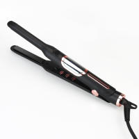 Mini plancha de pelo plana para lápiz, plancha alisadora de barba de calentamiento rápido, plancha plana pequeña para alisador de pelo corto - details 3