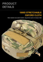 Mochila Táctica Multifuncional para Reservorio de Agua al Aire Libre con Sistema MOLLE Ideal para Deportes al Aire Libre y Backpacking - details 5