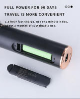 Kemei-Afeitadora eléctrica recargable para hombre, maquinilla de afeitar de uso en seco y húmedo, IPX7, impermeable, Mini máquina de afeitar para hombre, hoja afilada rotativa 3D, KM-1315 - details 4