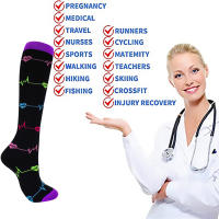 Calcetines de Compresión para Pié en Alta y Baja 20-30mmHg Ideal para Edema, Diabetes, Varices - details 2