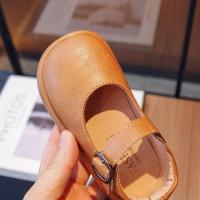 Zapatos de cuero para niñas, calzado elegante de suela suave, Color sólido, estilo coreano, versátil, de princesa, novedad de otoño, 2024 - details 7
