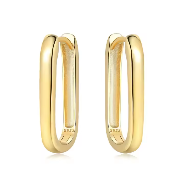 Preciosos pendientes multifuncionales de plata pura y oro para mujer, joyería para fiesta de cumpleaños, regalos exquisitos - 1