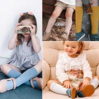 Calcetines hasta la rodilla para bebé, medias de algodón liso a rayas, largo, para niños de 0 a 3 años, 1 par - details 25