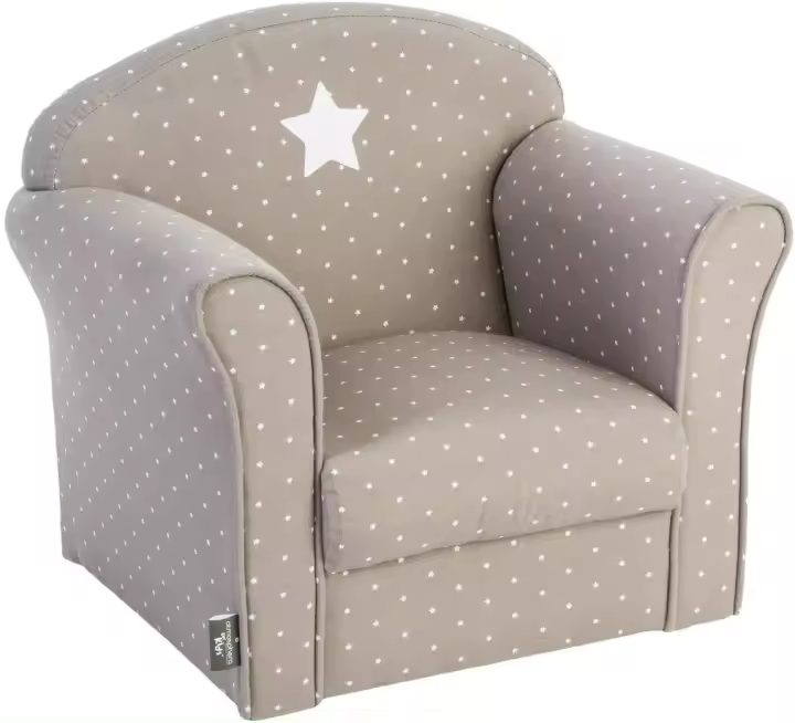 Sillón Infantil Atlmátrica Marrón Taupe Ideal para Muebles y Organización - 1