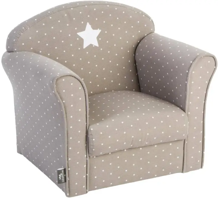 Sillón Infantil Atlmátrica Marrón Taupe Ideal para Muebles y Organización - 1