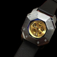 Reloj Mecánico Automático DUGARY Diseño de Fútbol Hueco Resistente al Agua Luminoso - details 9
