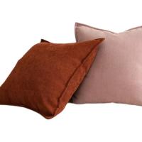 Funda de cojín nórdica gruesa de chenilla, cubierta sólida de 45x45cm para sofá, cama, decoración de sala de estar - details 4