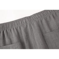 Conjunto de moda para mujer, camisetas holgadas con cordones y pantalones elásticos de cintura alta - details 24