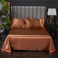 Bonenjoy-sábana lisa y sedosa para el hogar, ropa de cama de Color sólido, estilo lujoso, sin funda de almohada, 1 unidad - details 14