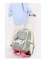 Mochila escolar con ruedas desmontables para niña de primaria, mochila con ruedas grande para secundaria, artículos de regreso a la escuela - details 20