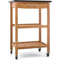Cocina Isla, Carro Cocina para Frutas y Verduras, Mueble Auxiliar Cocina, Camarera con Ruedas para - details 2