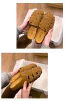 Sandalias de Verano Nuevas 2025 Zapatillas de Mujer Baotou con Suela Gruesa - details 14